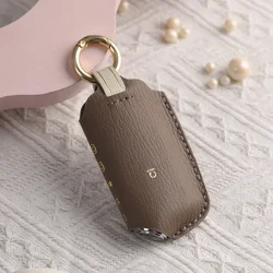 Leather Car Key Case Fob Cover for Kia K900 Stinger 2017 2018 2019 2020 2021 Accessories
