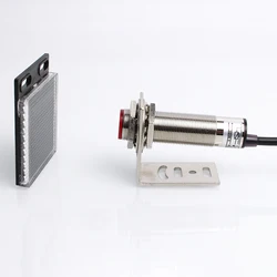Detection Distance M18 Retro-Reflective Laser Sensor Feedback Reflective Laser Sensor Mirror Reflection Photoelectric Switch