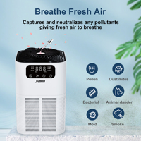 Desktop air purifier aromatherapy negative ion odor and aldehyde removal PM2.5 display automatic adjustment