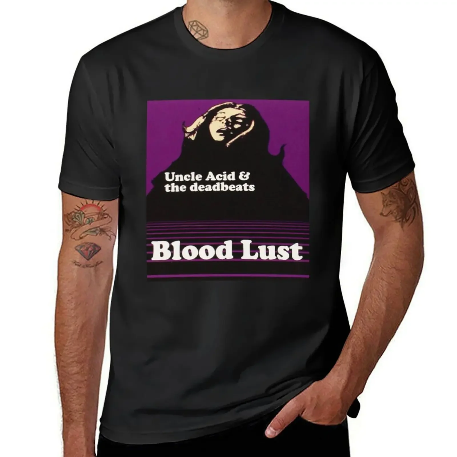 Uncle Acid and the deadbeats - Blood lust T-Shirt summer top blacks Men's t-shirt