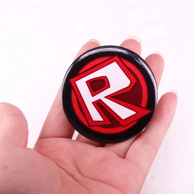 Roblox الإبداعية الكرتون المعادن المينا بروش شارات على ظهره الملابس التلبيب السترات الجينز اكسسوارات مجوهرات الديكور بطاقة