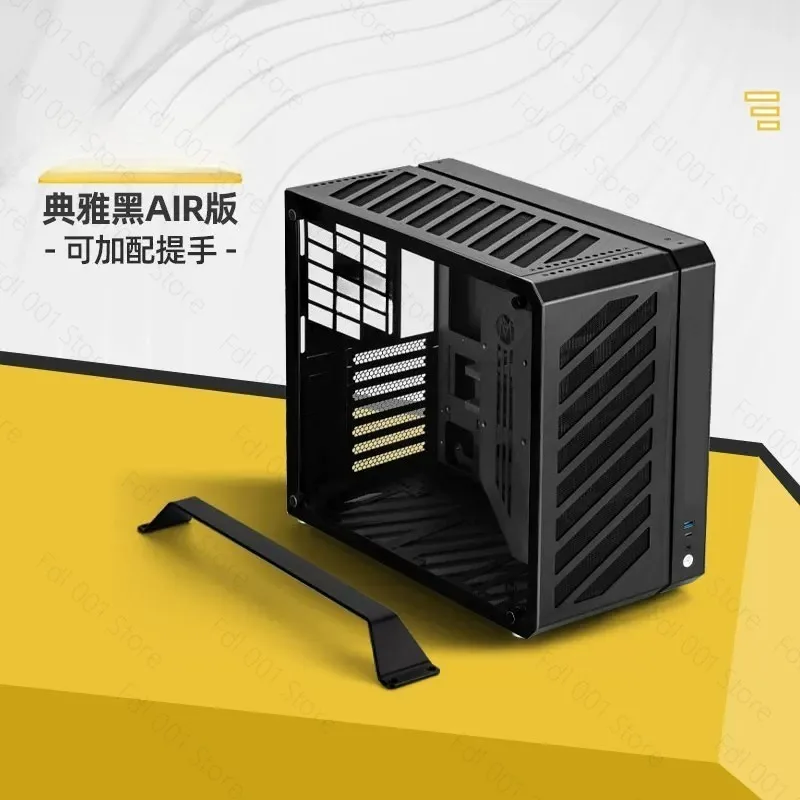 2025 NEW MECHANICAL MASTER C34 Pro ATX Case Support ATX PSU & Air Cooling，Mini Tower PC Case with Tempered Glass Side Panel,