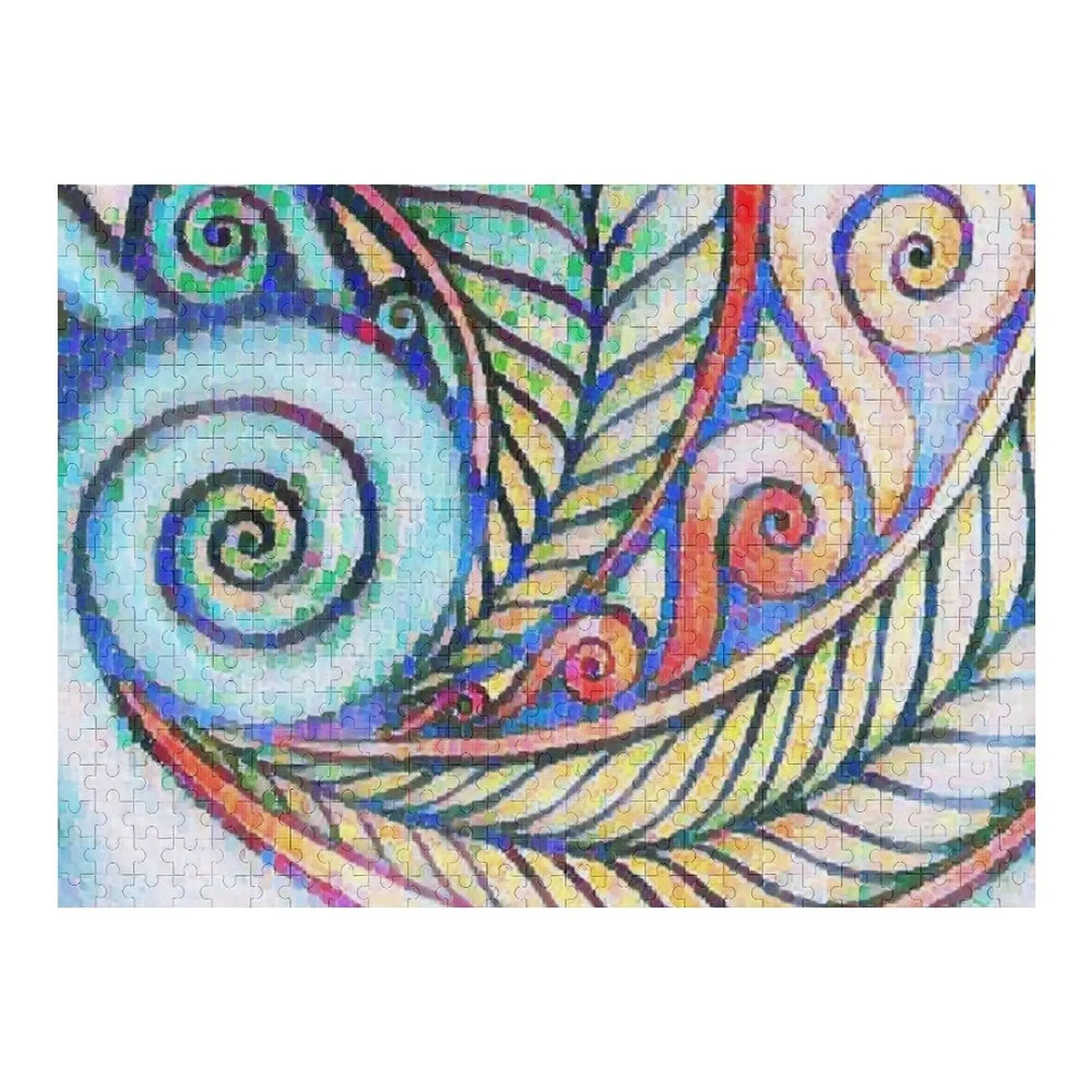 

Maori Art Design Jigsaw Puzzle Iq Wooden Decor Paintings Custom Child Gift Puzzle
