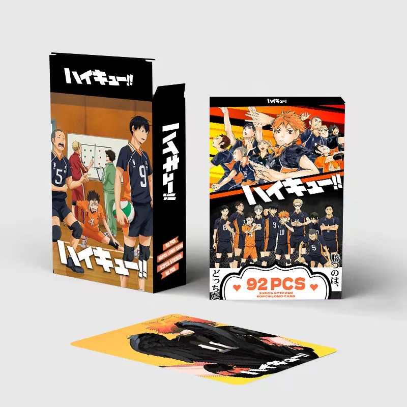 Haikyuu Cards Set Anime Figures Card Hinata Kenma Shoyo Photo Lomo Card Collection Photocard for Fans Collectable Toy Merch Gift