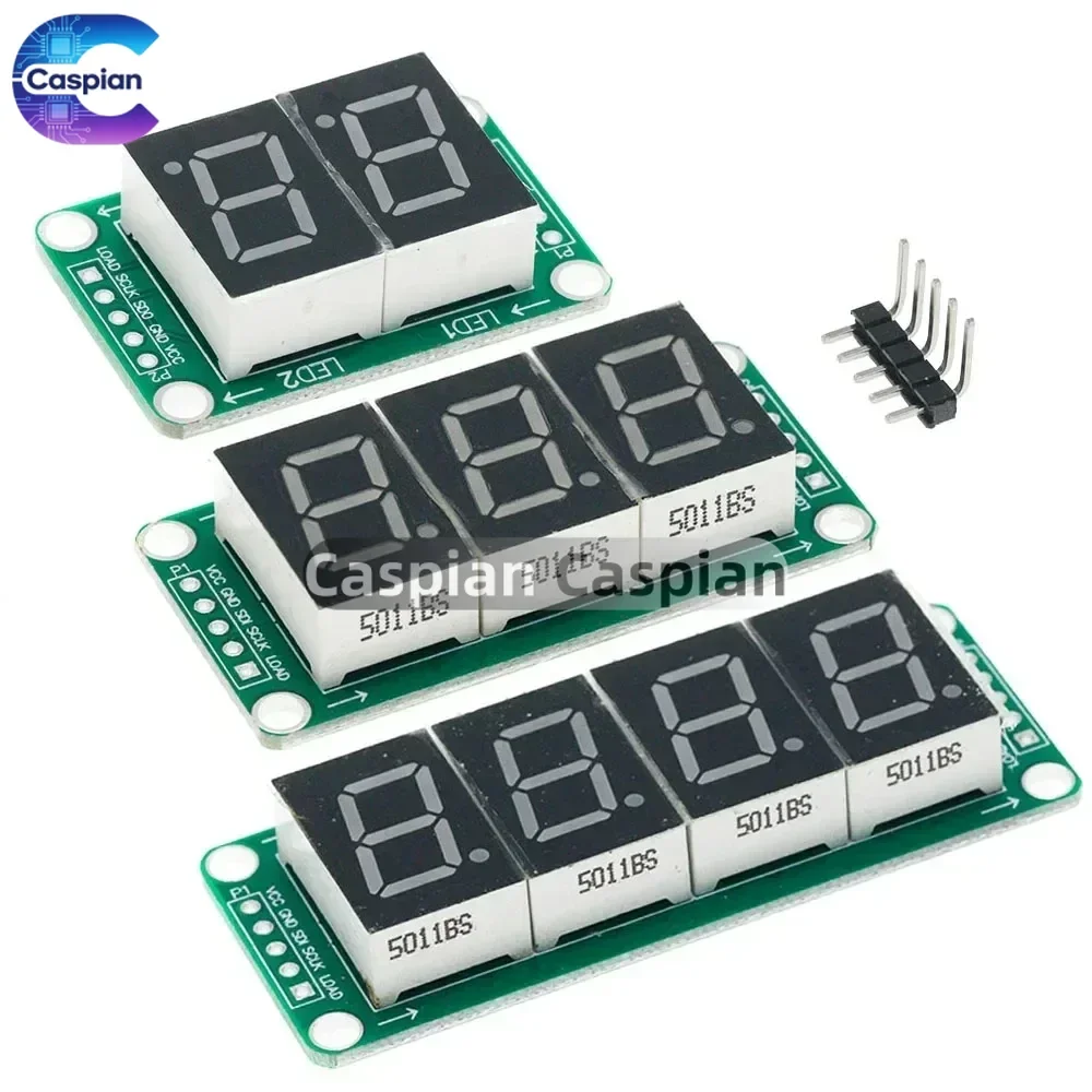 Static Drive 2 3 4 Segment Digital Tube LED Display Module 2 Digital 74HC595 Tube 100% New original For Quason