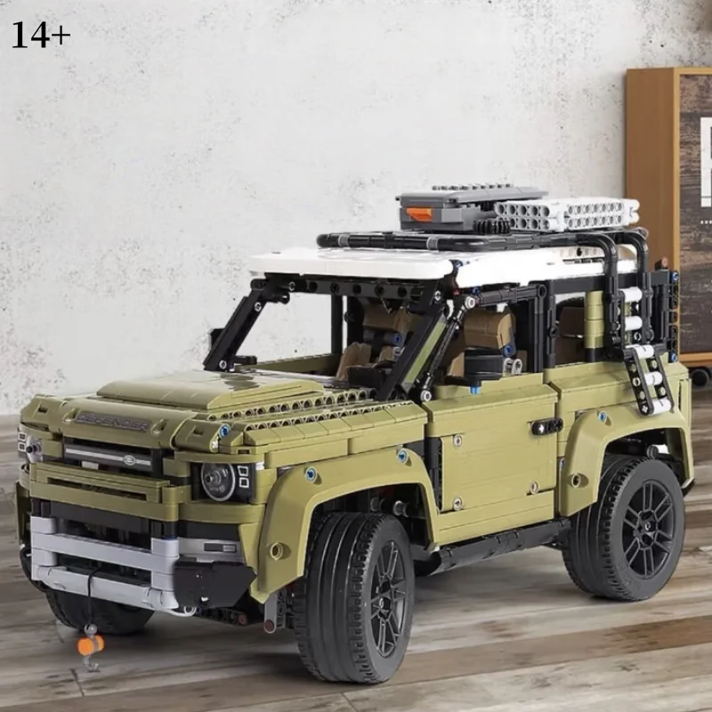 뜨거운 장난감 2573PCS 랜드 로버 수호자 오프로드 차량 42110 모델 기계 조립 빌딩 블록 어린이 장난감 선물