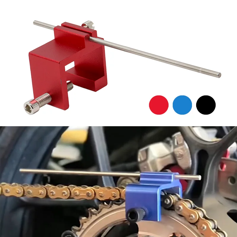Universal Motorcycle Chain Sprocket Alignment Tool ATV For SX SXF EXC TC TE KXF CRF YZF WR YZ RM Motocross Pit Dirt Bike Parts