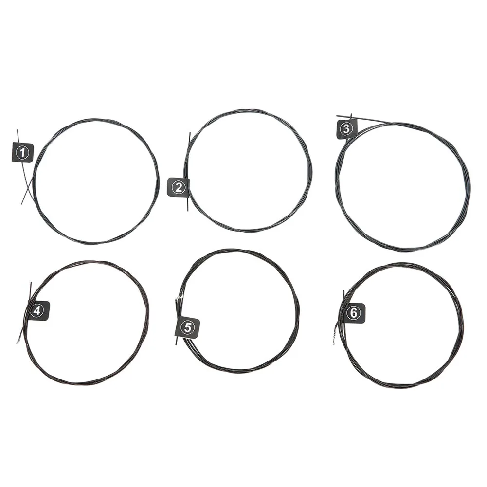 

Newest Top-quality Guitar Strings Classical Parts Series 6String Accessories Black Guitar NX Plated Replacement