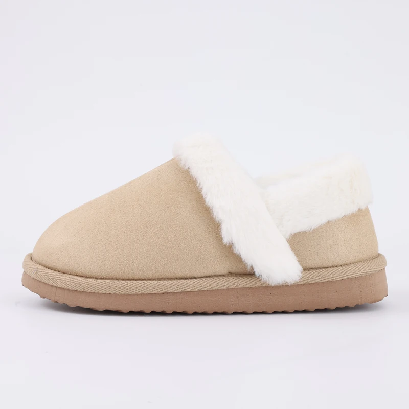 

Pallene Fluffy Women's Slippers New Leisure Indoor Slides Platform House Cotton Slides Plush Lining Warm Cozy Women's Slippers