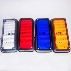 1 Set Emergency Ambulance Lights 12V 24V LED Stroboscope Red Blue White Orange Strobe Lights Excavator Tractor Flashing Beacon