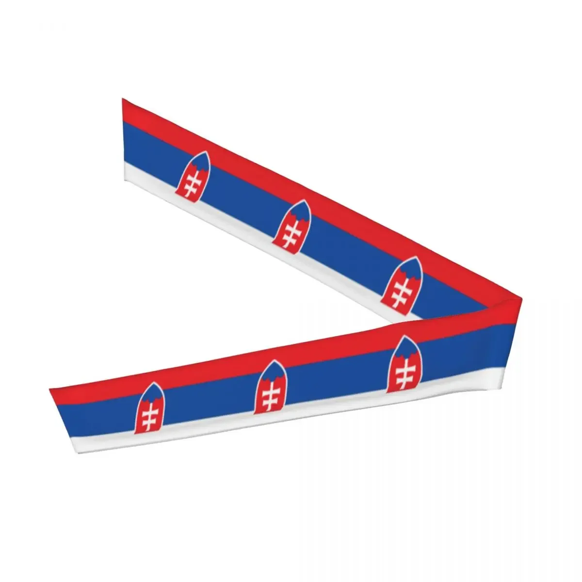 Tie Headbands Slovakia Flag Sports Head Band Athletic Sweatband Bandana Sweat Wicking