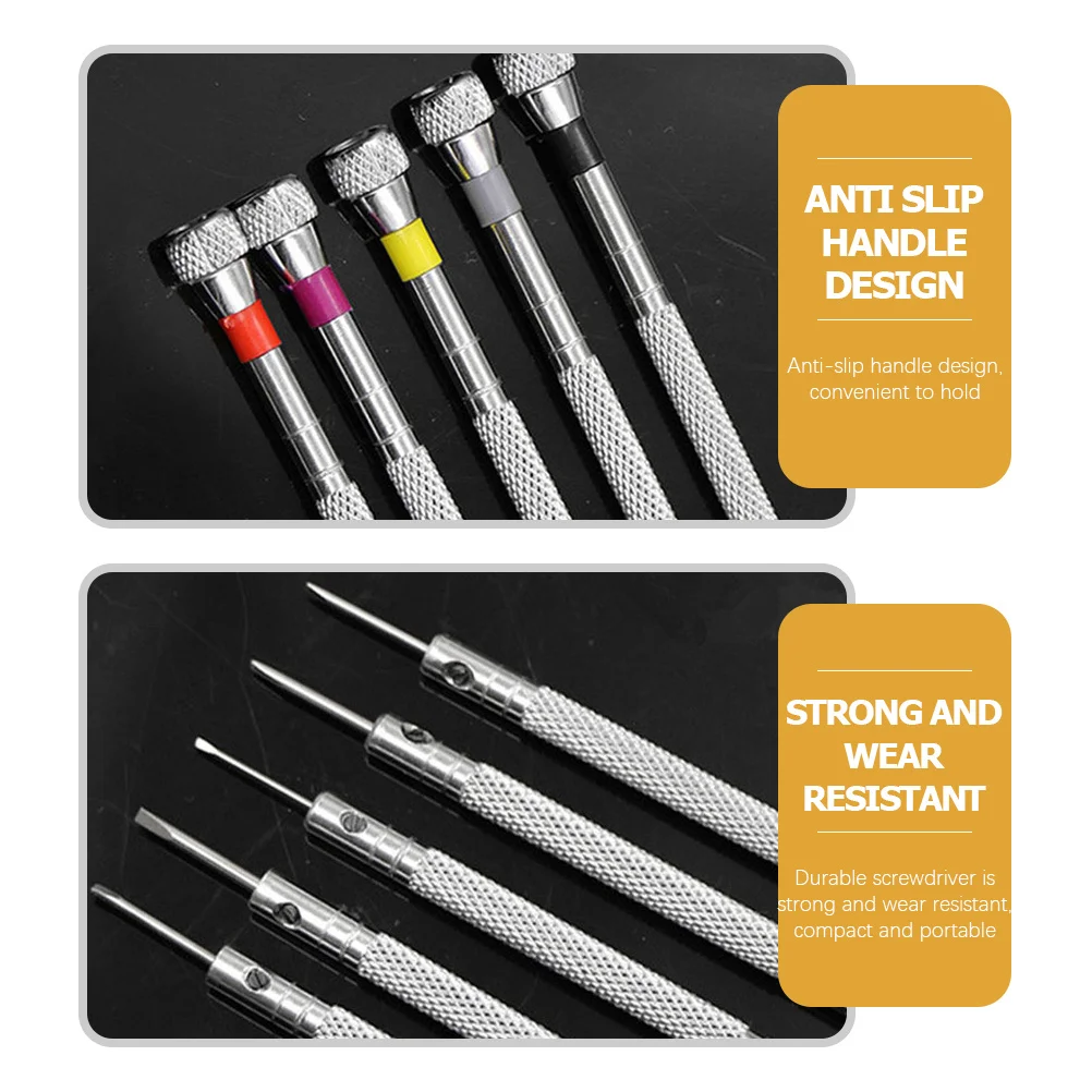 

8Sets Small Screwdriver Tool for Mobile Phone Repair Durable Portable Safe Convenient Multipurpose Cross Screwdriver