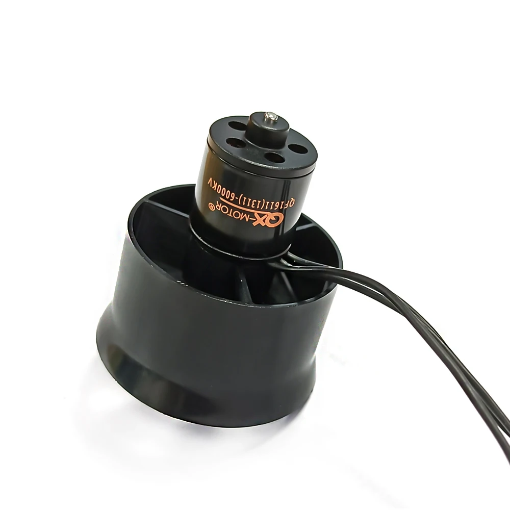 QX-Motor 30MM EDF QF1611 5000KV 6000KV 7000KV 14000KV Brushless Motor With 6 Blades Ducted Fan For RC Airplanes Model Parts