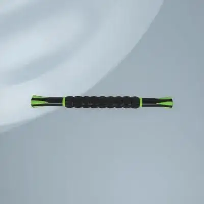 Muscle Roller Stick Zwart Groen Handmatige Massage Kuiten Nek Lichaam Ontspanning