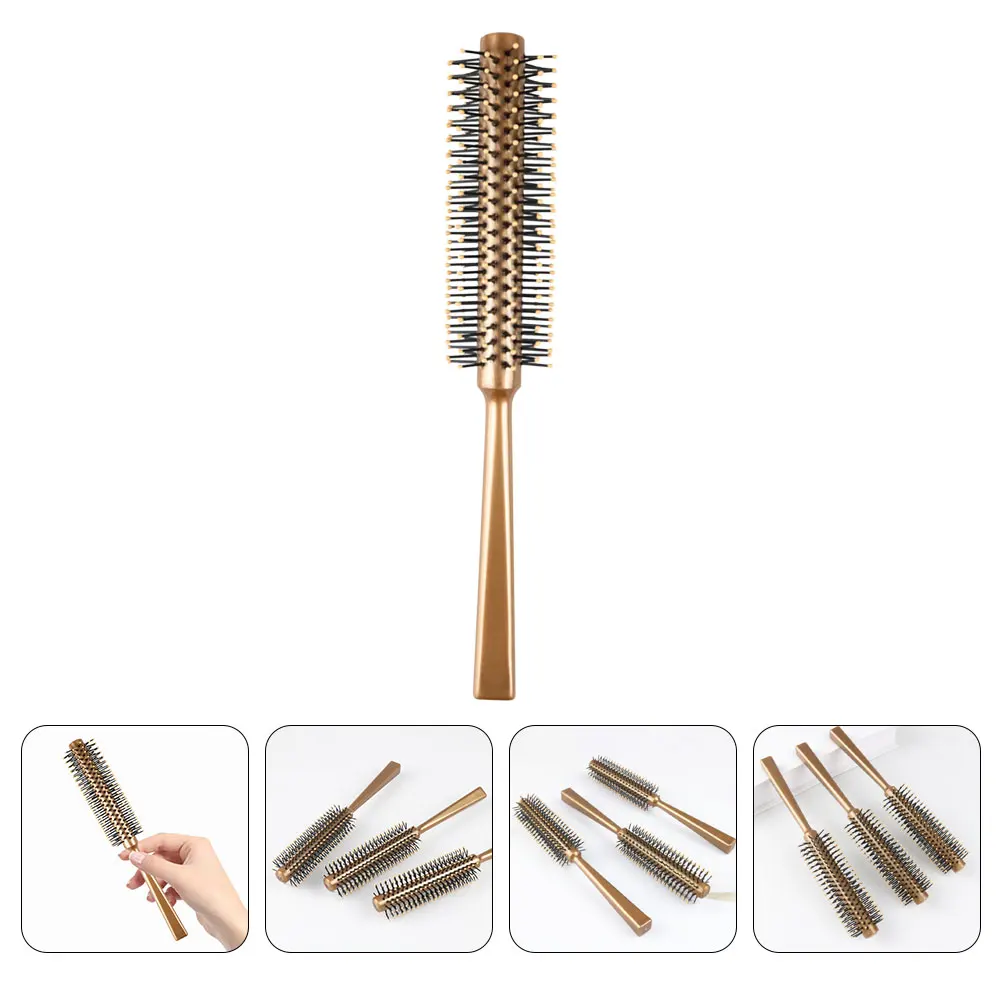 

Portable Round Hair Brush For Blow Drying Styling Curling Women Roller Brush Smooth Travel Size Durable Hairbrush Roller Hair