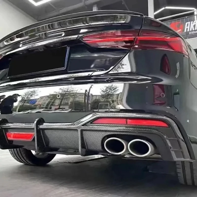 

Sturdy High Quality Carbon Fiber Rear Bumper lip Diffuser Fit For A5 S5 2020-2024