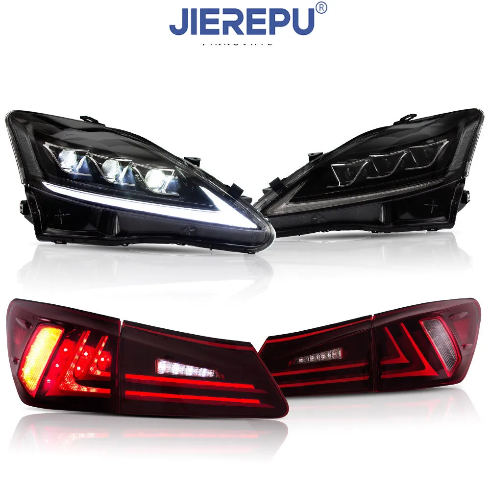 

1Pair Turn Signal 2 Pair LED Headlights + RED Tail Lights For Lexus IS250 350 ISF 2006-2013