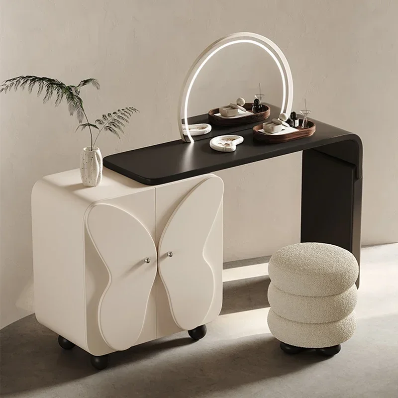 

Bedroom Storage Vanity Table Makeup Drawers Mirror Chair Dressing Table Jewelry Corner Modern Penteadeira Lounge Suite Furniture