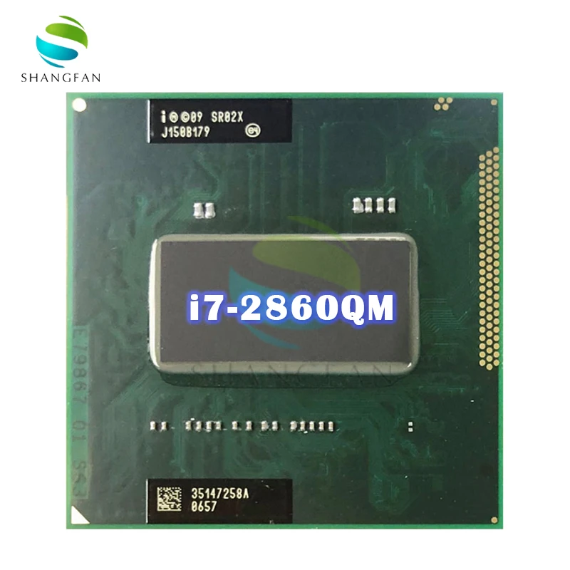 

For inte Core i7-2860QM i7 2860QM SR02X 2.5 GHz Quad-Core Eight-Thread CPU Processor 8M 45W Socket G2 / rPGA988B