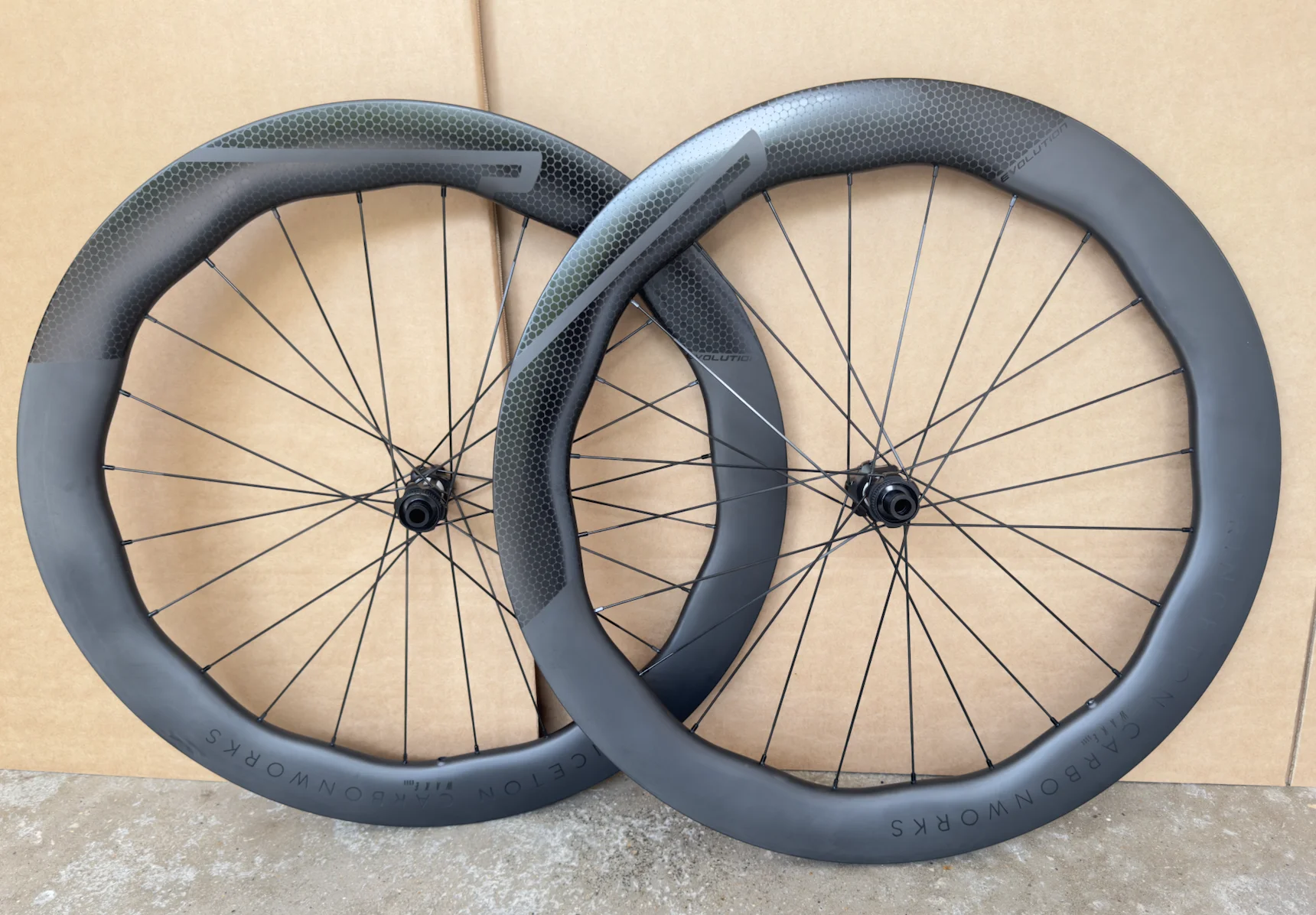 700C Road Bicycle Rim/V Brakes Princeton 6560 width 25/28mm Carbon Fiber Bike Wheelset UD Matte With Clincher/Tubeless/Tubular