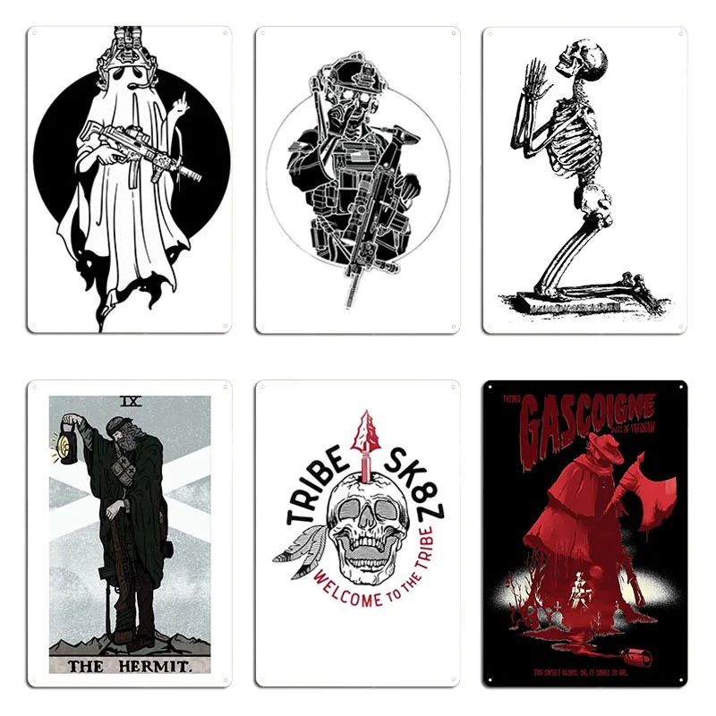 Туманная цыганская задача вперед наблюдения Force Doomer Металлический знак Кухня Печать плакатов Клубная кухня Оловянная вывеска