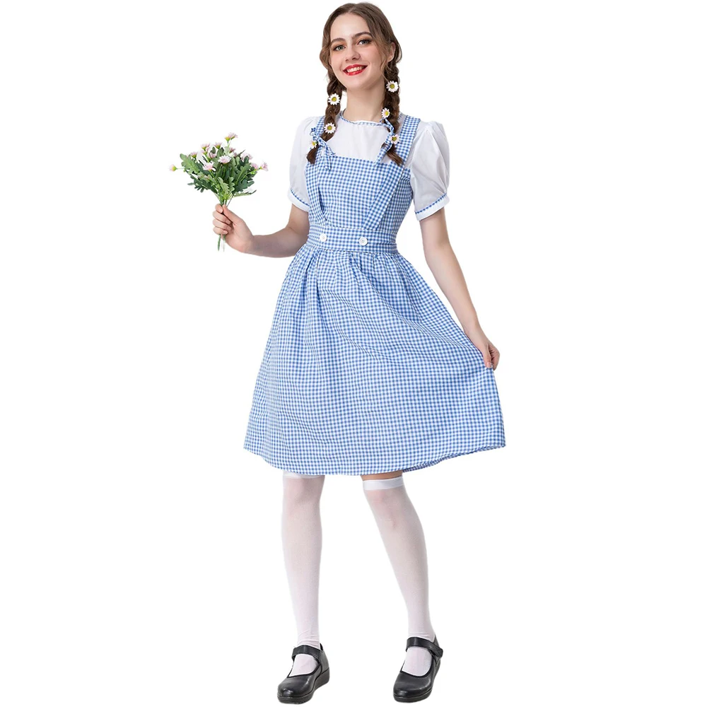 Halloween Children's Dorothy From Costume Medieval Maid Children's Day Pastoral Character Shooting Costume