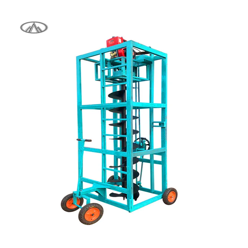 

Manual Earth Soil Auger Ga sol ine 7HP Drill Earth Auger Digging Machine