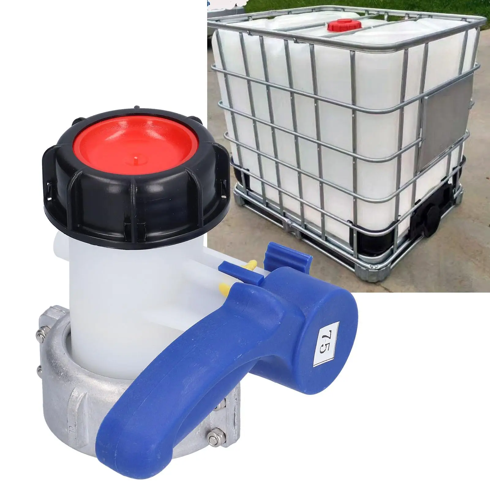 DN50 Valve Tap IBC Tank Water Adapter - Anti-Corrosion for container Accessory for tonnage Barrels