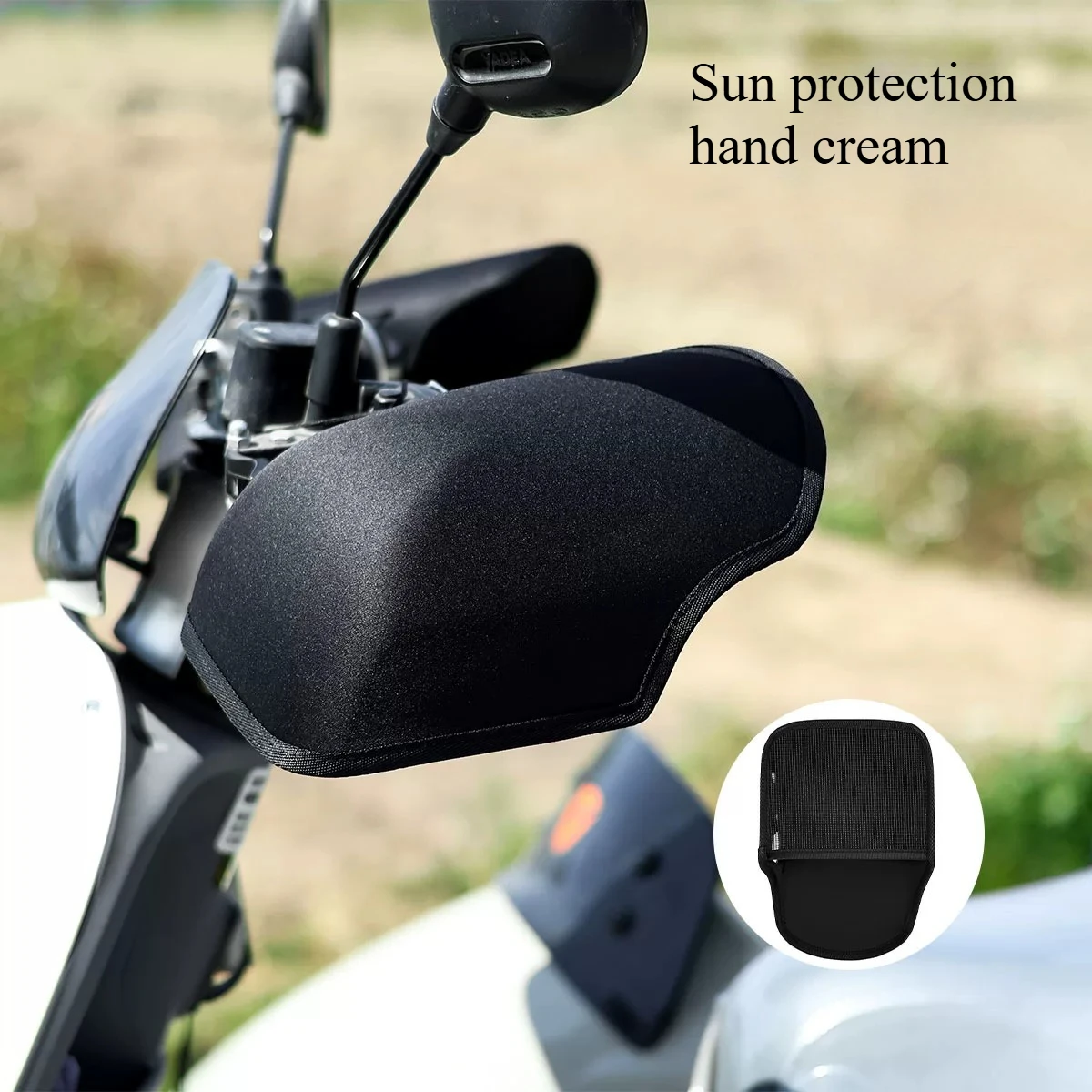 Motorcycle Scooter Handlebar  Sun Protection Hand Guard Windproof Anti-sunburn Hand Shade Cover Universal Summer  Hand Protector
