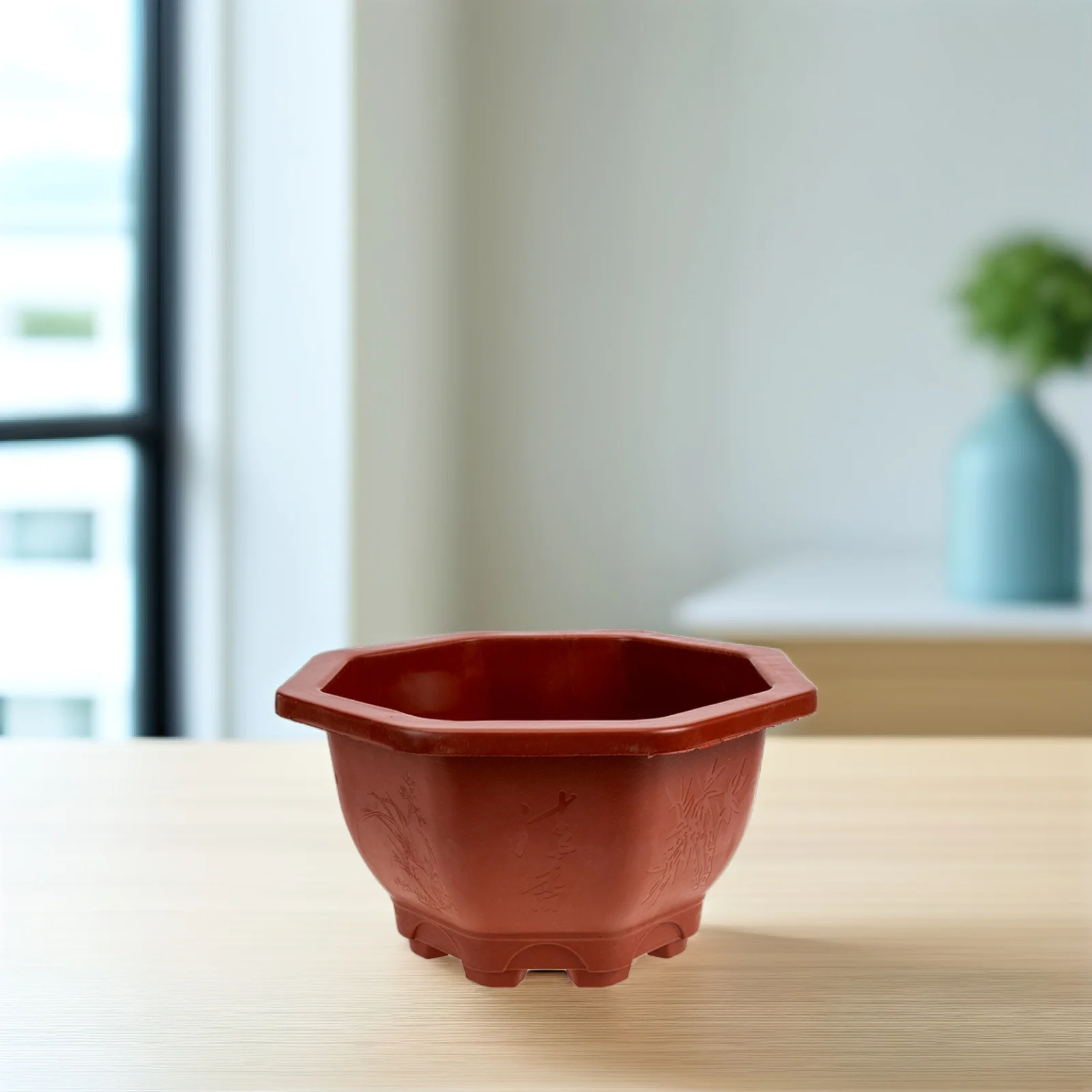 

3Pcs Succulent Plant Pots Plastic Flower Storage Simple Planting Holder Indoor Balcony Garden Decorative Flower Pots