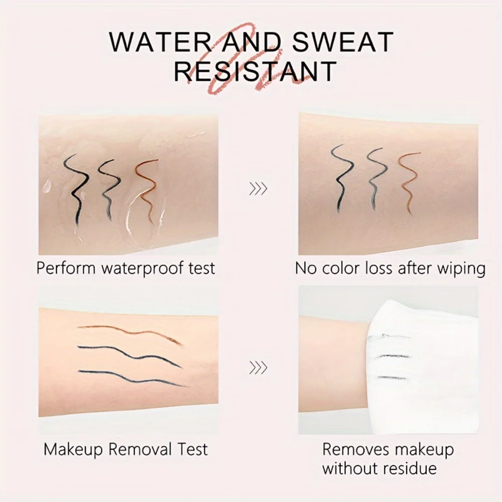 Ensemble de crayons à lèvres transparents, 4 couleurs, brillant, hydratant, liquide imperméable, bouche rouge