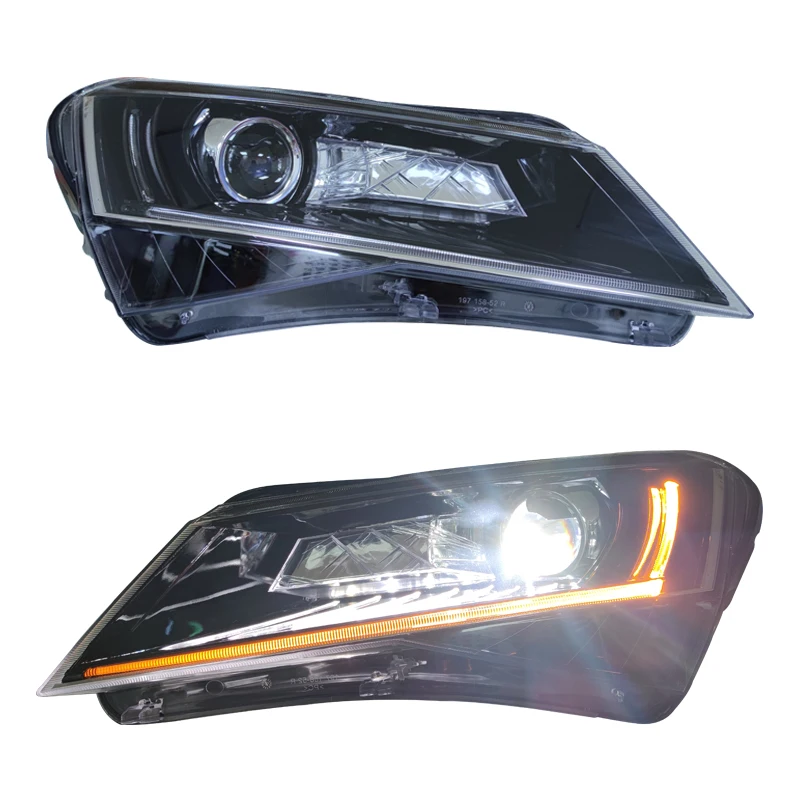 

Factory Price Skoda Superb Head Lamp Upgrade LED Head Light New Front Light Accessories for Skoda Superb Headlight 2016-2018
