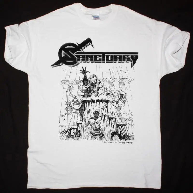 SANCTUARY REFUGE DENIED Heavy Cotton All Size T Shirt M534