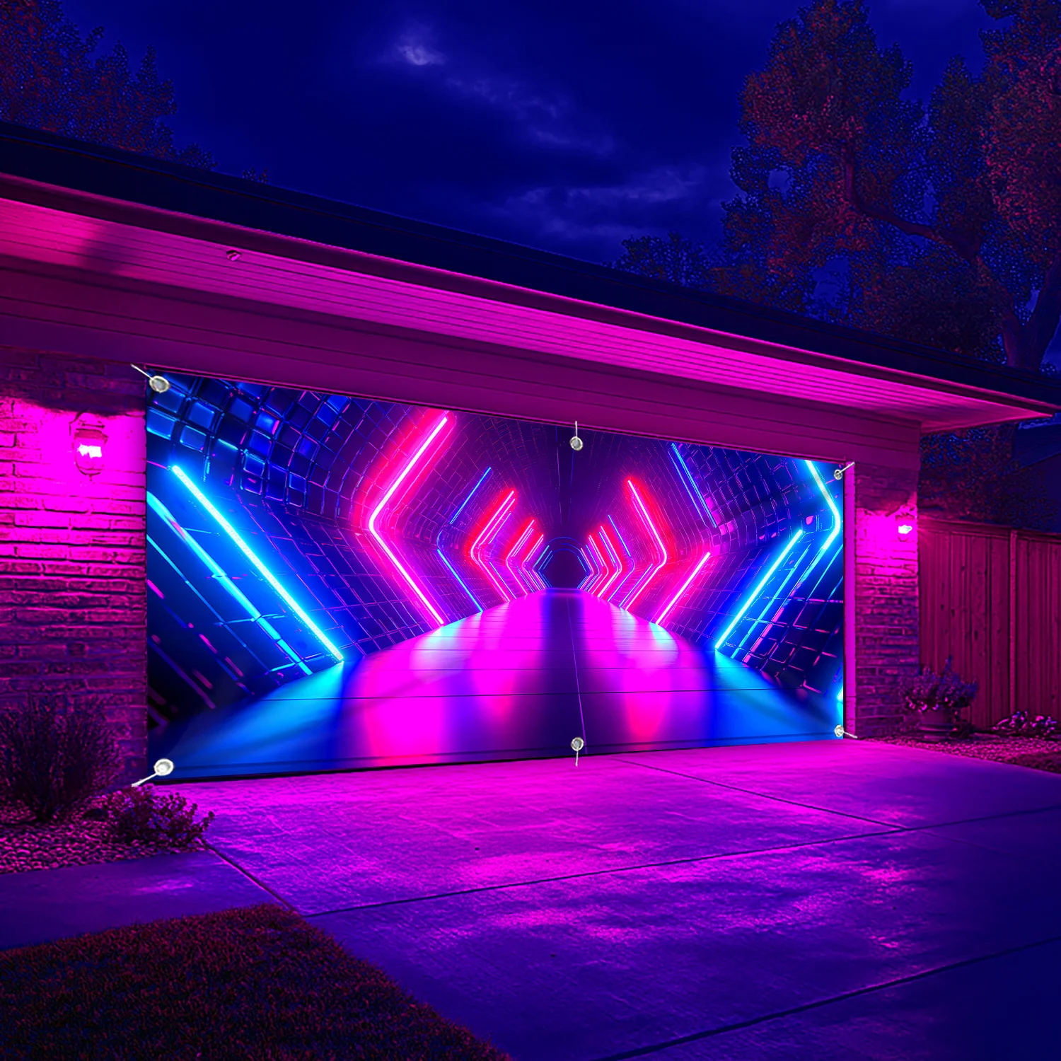 1 PC Creative Future Time Tunn - Garage Lighting Decor 评论和价格