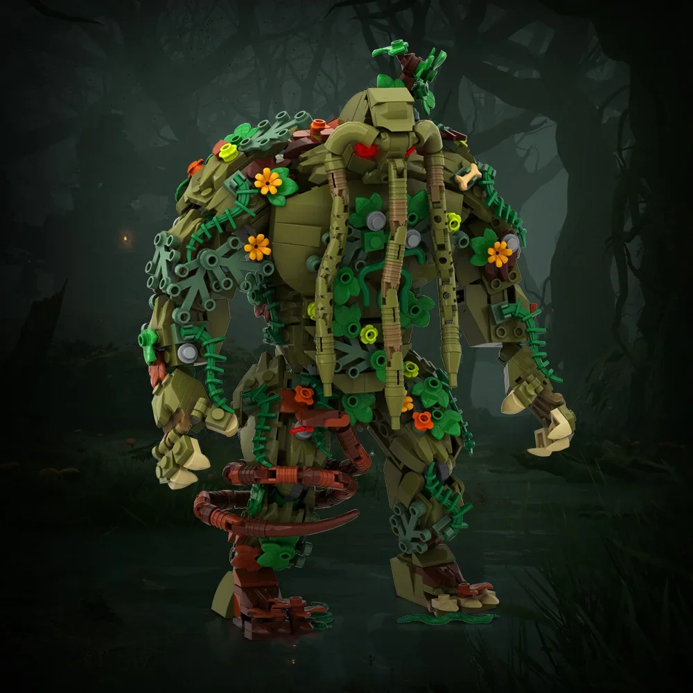 

Gobricks MOC Man Thing Building Blocks Model Movie Man Thing Horror Swamp Monster Action Figure Bricks Assemble Toys Kids Gifts