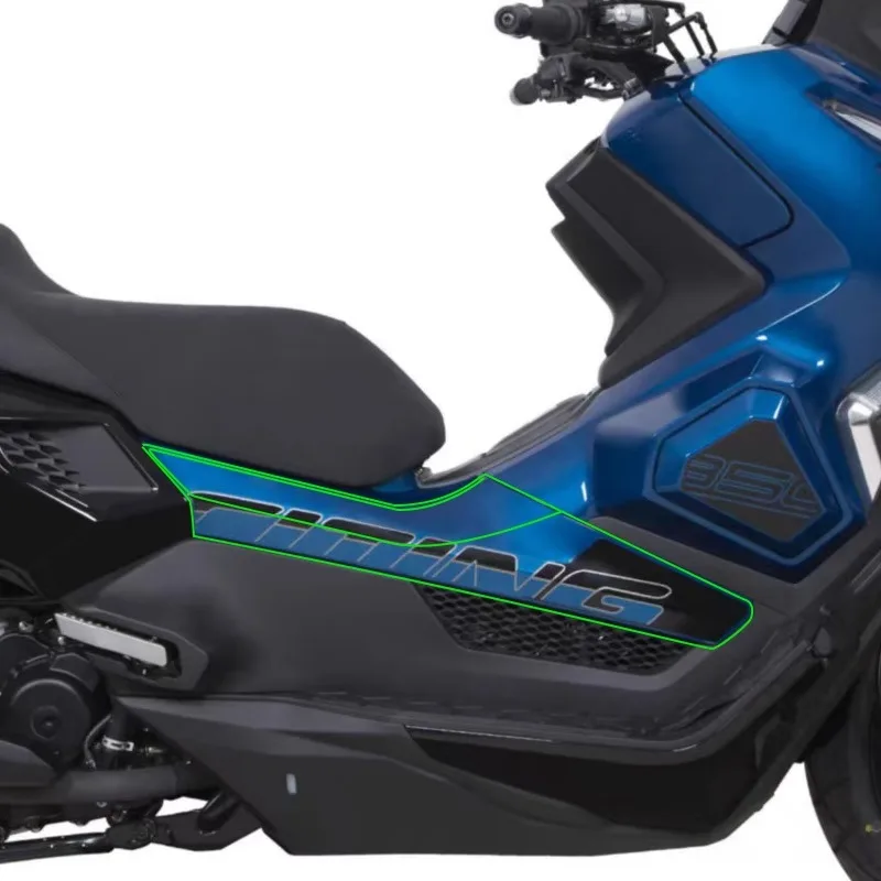 Suitable for 25 kinds of Guangyang Racing boat X350 invisible motorcycle protective film body anti-scratch sticker modification