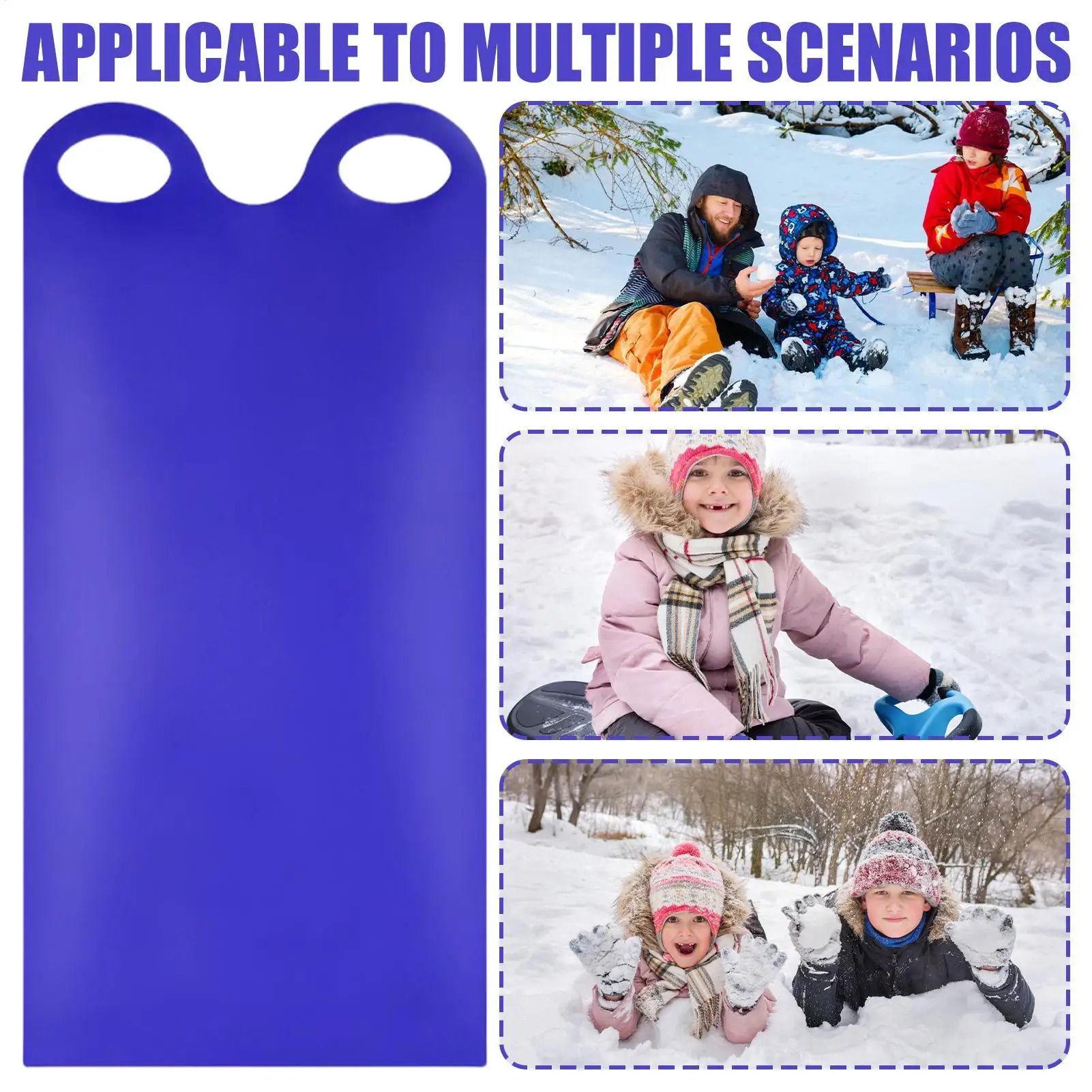 全地形対応キッズスライドソリ 軽量で雪、草、砂丘に使用可能、安全設計で屋外遊びに最適