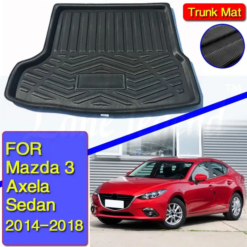 

For Mazda 3 Mazda3 BL SP25 Sedan Hatchback Accessories 2010-2013 Auto Trunk Mat Floor Tray Liner Cargo Boot Carpet Waterproof