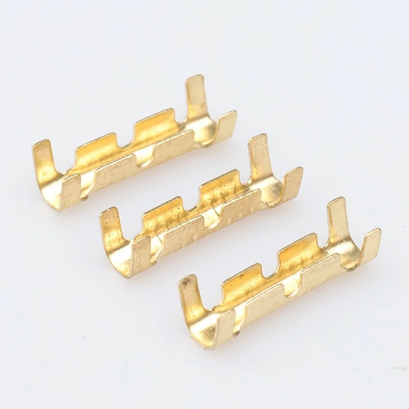 50pcs/100pcs 453 U-shaped terminal tab cold inserts connectors cold terminal small teeth fascia terminal,0.3-1.5mm2