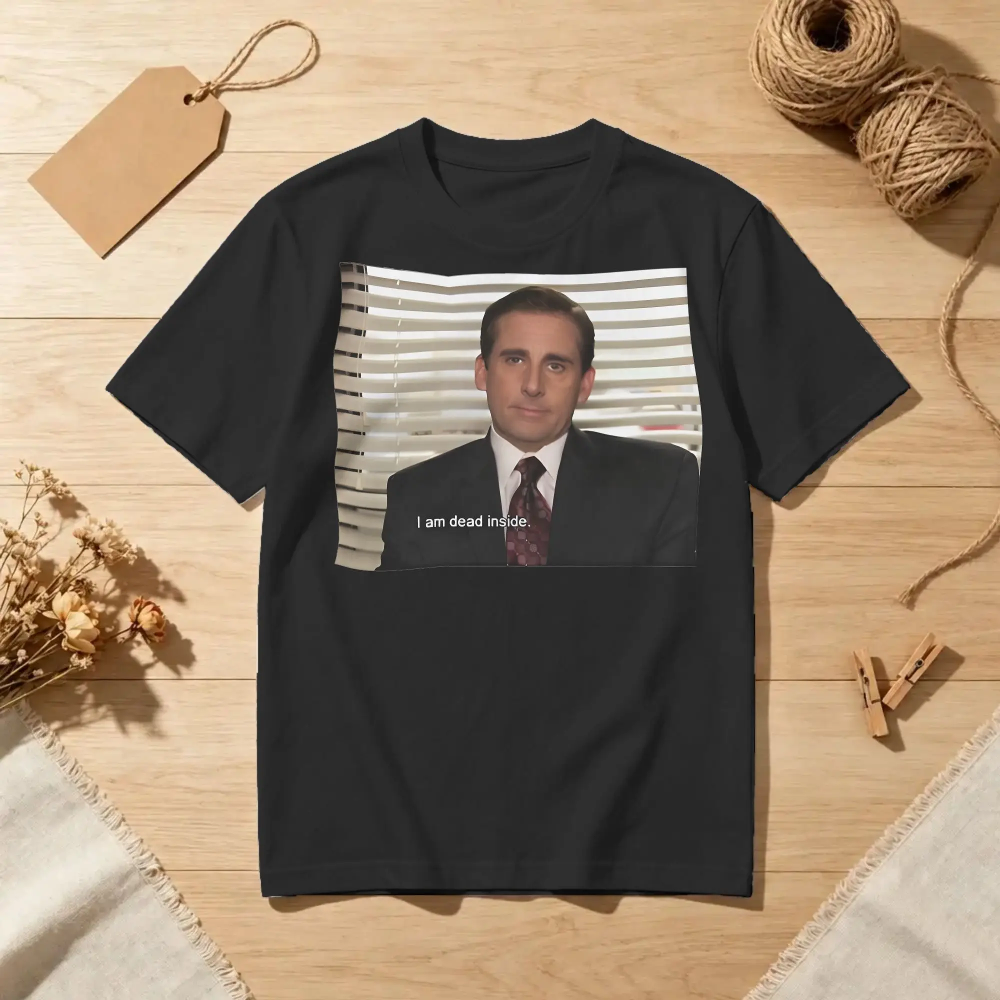 The Office TV Show Men Women T Shirt Michael Scott Crazy Tees Short Sleeve Round Collar T-Shirt Pure Cotton Gift Clothing