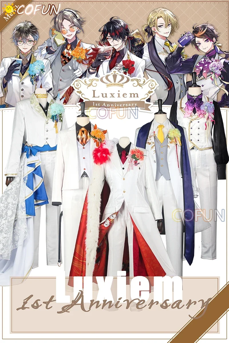 COFUN [Customized] Ensemble Stars Luxiem 1st anniversary Ike Eveland/VoxAkuma/Luca/Kaneshiro Cosplay Costume Halloween Uniform