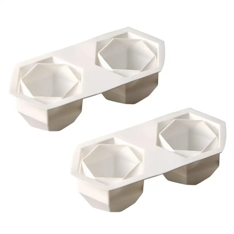A53Q-Diamond Ball Candle Mold Magic Ball Geometric Shape Chocolate Mousse Mold Making Kit Fondant