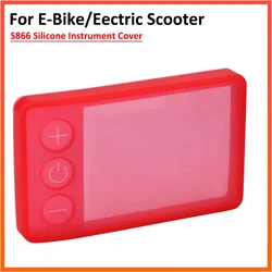 S866 Dashboard Cover for Speedway for SmartGyro for Rockway Electric Scooter Ebike Display Waterproof Silicone Protective Case