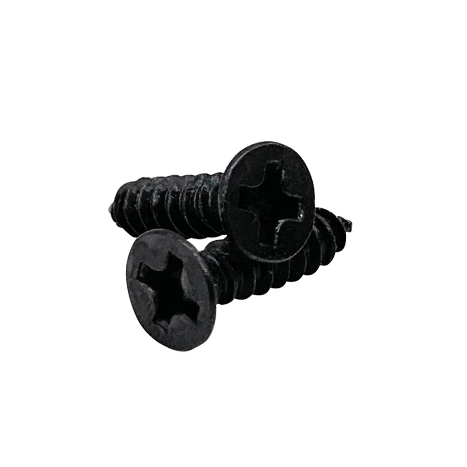 50/200 Stück KA M1 M1,2 1,4 1,7 2 M2,3 2,6 M3 M3,5 M4 schwarze Mini-Kleinkreuz-Phillips-Flachsenkkopf-selbstschneidende Holzschraube – Detail 4
