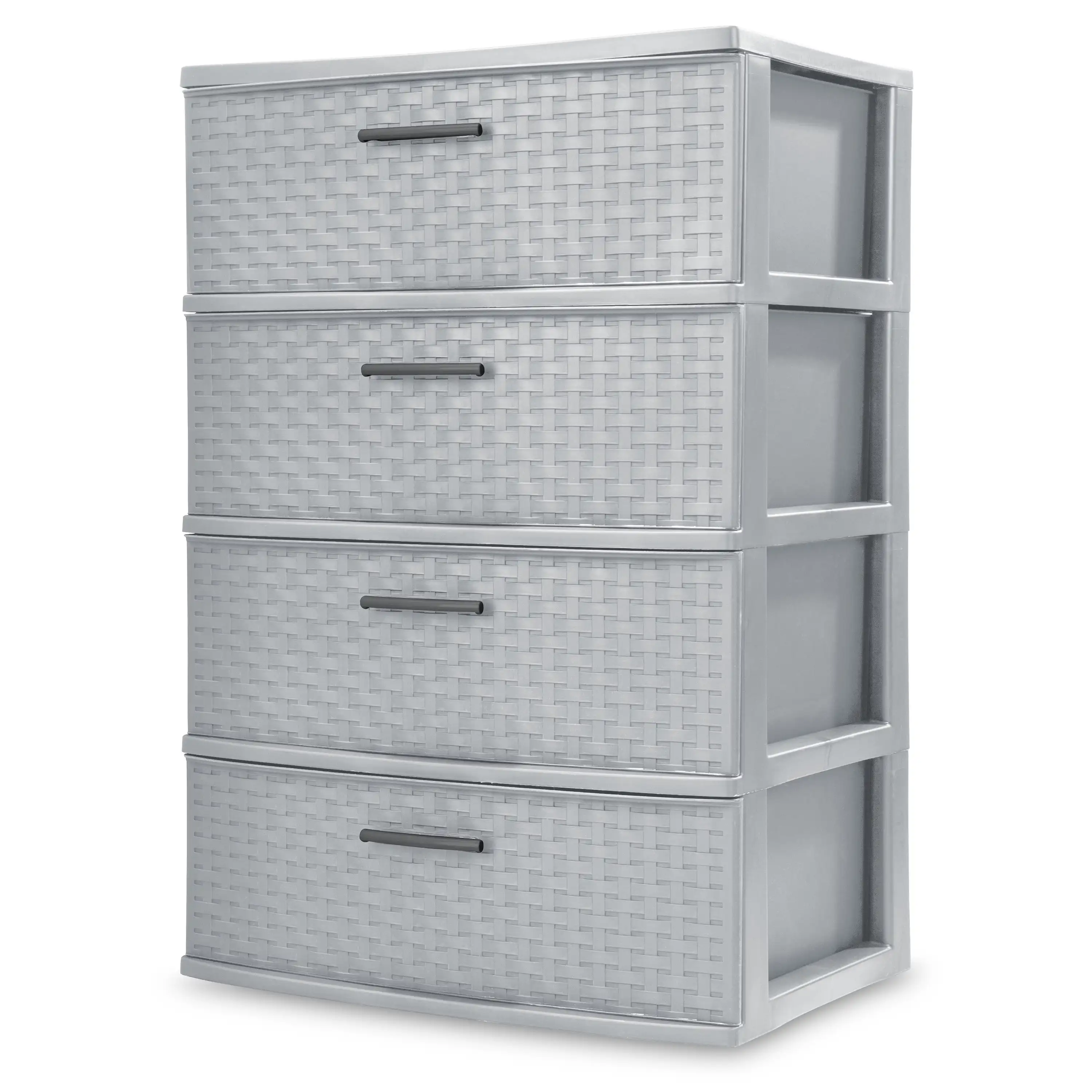 

Sterilite 4 Drawer Wide Weave Tower Cement