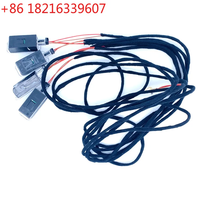 TAO Car interior Foot Space lamp LED Footwell Light Cable For Passat B6 B7 Golf 5 MK5 6 MK6 SEAT Toledo Leon A3 A4 A5 A6 A8 Q3 Q