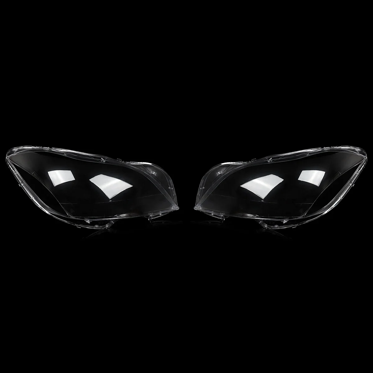 MAGICKIT Headlight lens For Mercedes Benz CLS Class W218 2010-2014 Polycarbonate Clear CAR Accessories