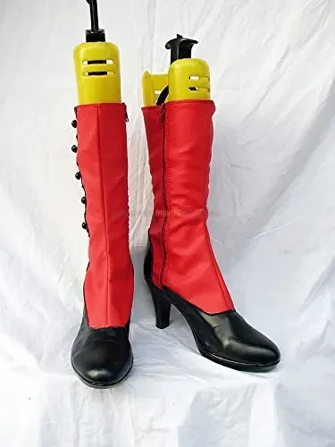 

Kuroshitsuji Madame Red Shoes Cosplay Black Butler Madame Red Cosplay Boots High Heel Red Shoes Anime Any Size