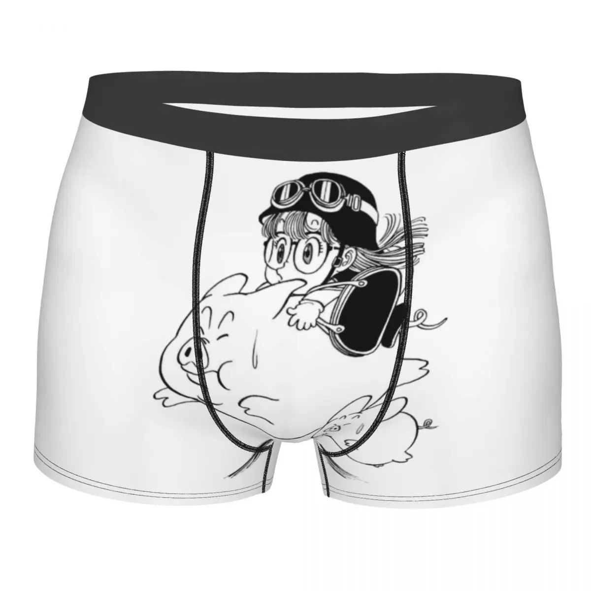 

Мужские трусы-боксеры Cool Arale Pigs Japanese Dr Slump, эластичные трусы-брифы, нижнее белье