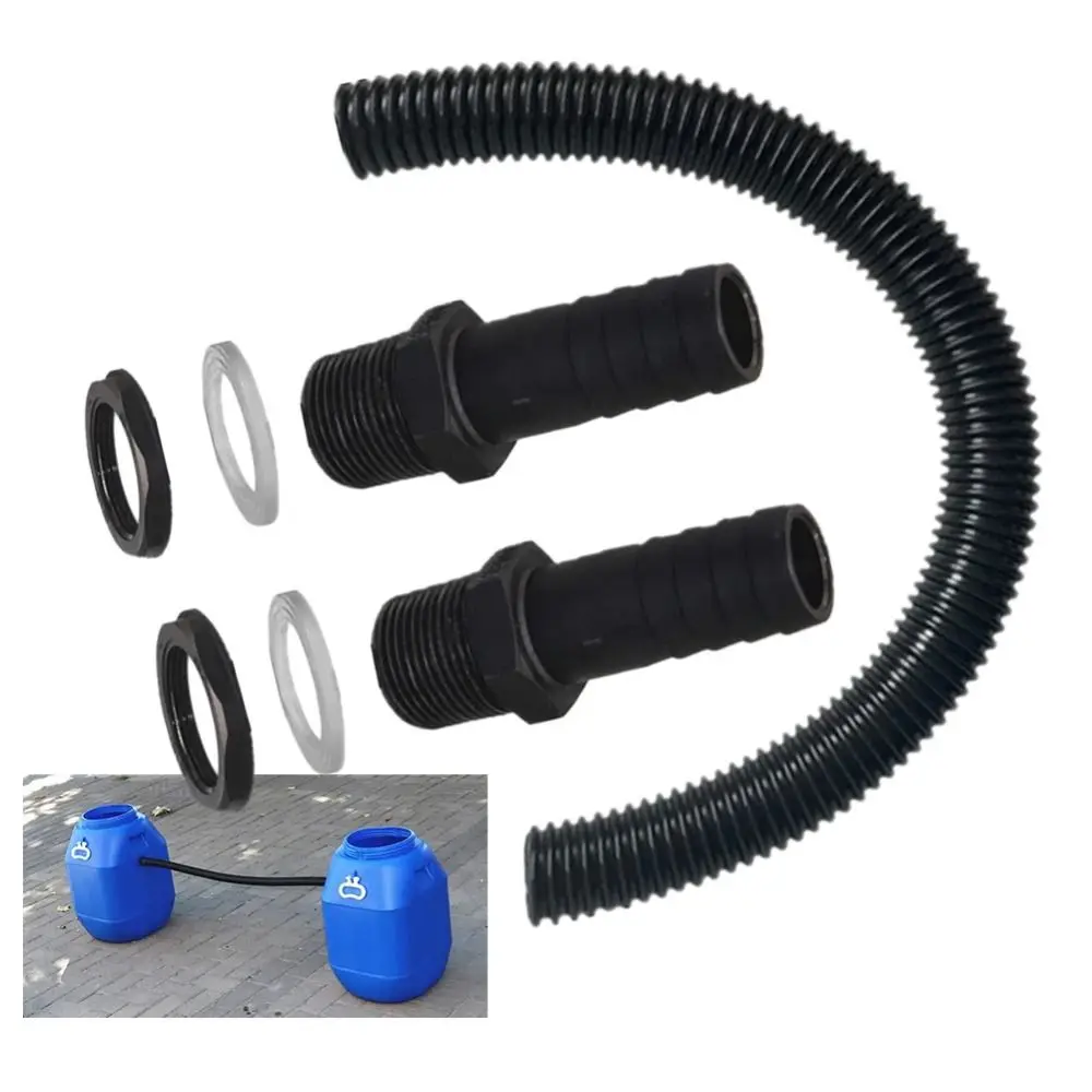 

25mm Hose Connector Leak-proof Rain Collector Plastic Connector Durable Easy To Install Garden Water Connector Rain Barrels